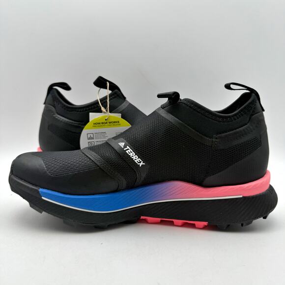 Adidas Women's Outdoor Terrex Agravic Pro Trail Running Shoe US 8.5 Black NWOB - Picture 6 of 11